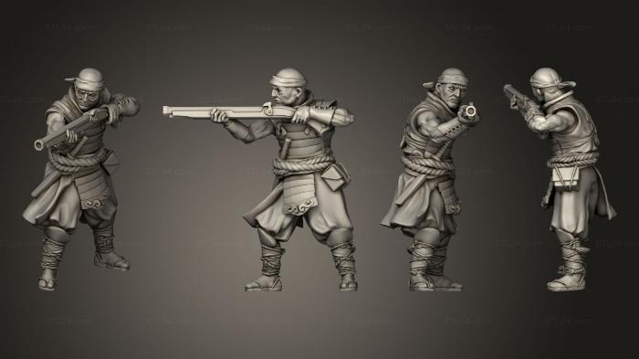 Military figurines (Tanagashima 5, STKW_13476) 3D models for cnc