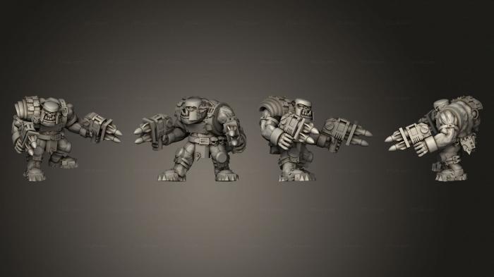 Military figurines (Tank Huntas D 01, STKW_13477) 3D models for cnc