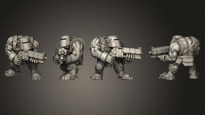 Military figurines (Tank Huntas D 02, STKW_13478) 3D models for cnc