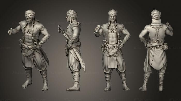 Military figurines (Tavern Heroes Bashir, STKW_13497) 3D models for cnc