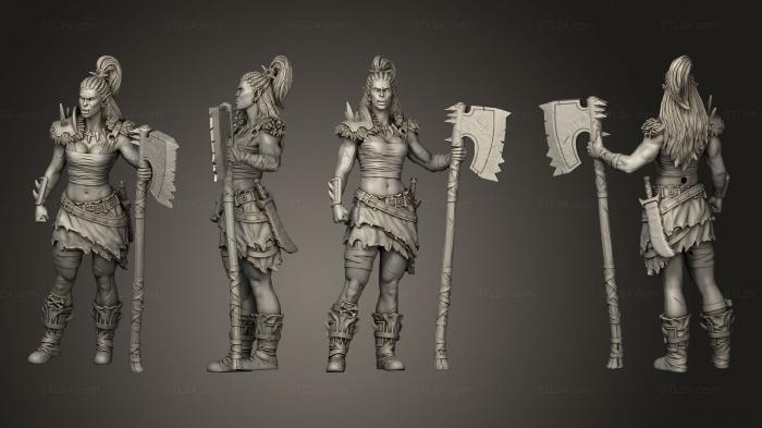 Military figurines (Tavern Heroes Vanchu Hollow, STKW_13499) 3D models for cnc