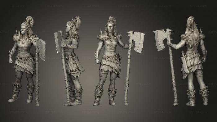 Military figurines (Tavern Heroes Vanchu Solid, STKW_13500) 3D models for cnc