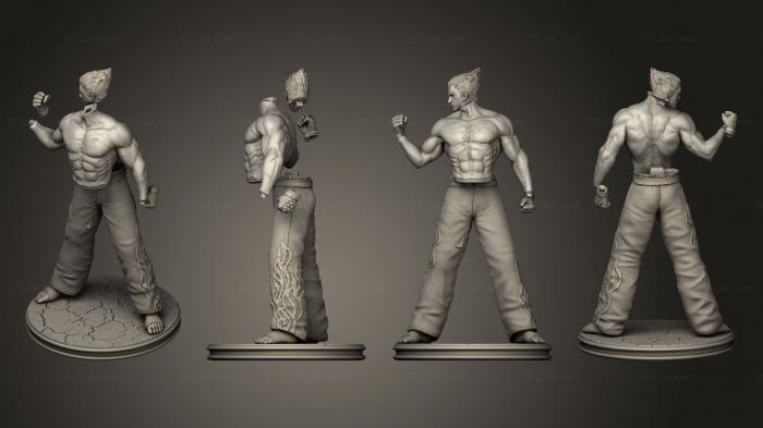 Military figurines (Tekken Kazuya, STKW_13510) 3D models for cnc