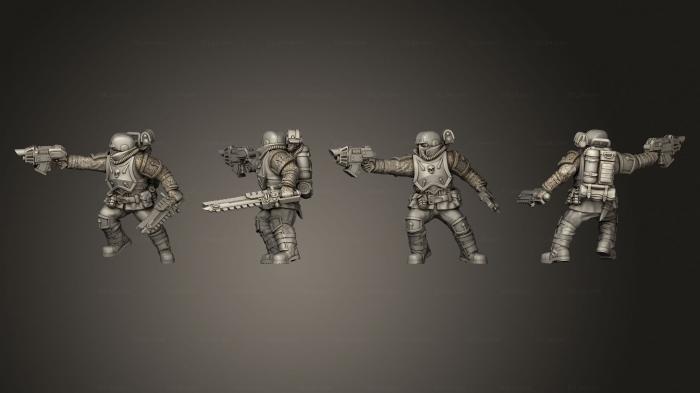 Military figurines (Tempestor, STKW_13513) 3D models for cnc