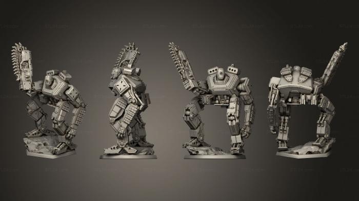 Military figurines (Terminatorobot, STKW_13544) 3D models for cnc