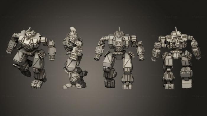 Military figurines (Thaumaturge M big boy pants, STKW_13552) 3D models for cnc