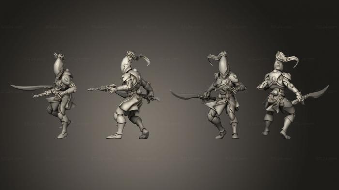 Military figurines (The Aetern Troop 01, STKW_13563) 3D models for cnc