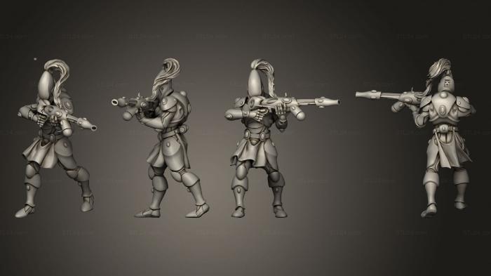 Military figurines (The Aetern Troop 04, STKW_13566) 3D models for cnc