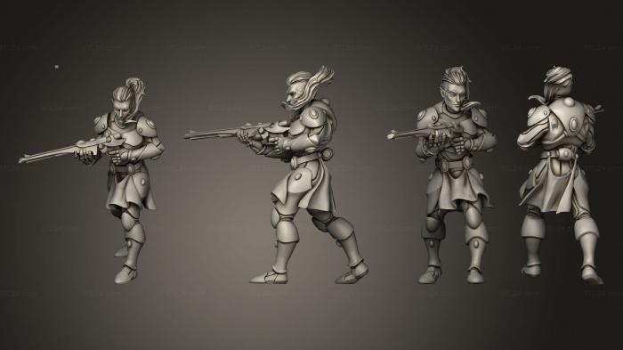 Military figurines (The Aetern Troop 16, STKW_13578) 3D models for cnc