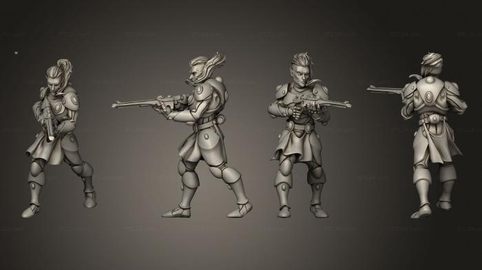 Military figurines (The Aetern Troop 18, STKW_13580) 3D models for cnc