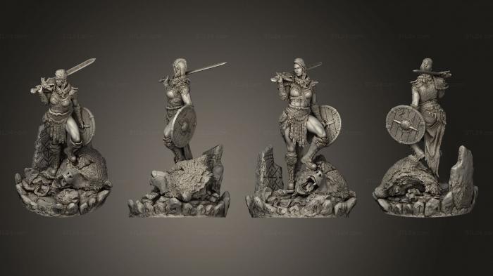Military figurines (The Ancestors Ellika, STKW_13583) 3D models for cnc