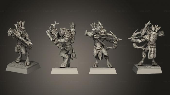 Military figurines (The Astabryds astador arquero arco 09, STKW_13589) 3D models for cnc