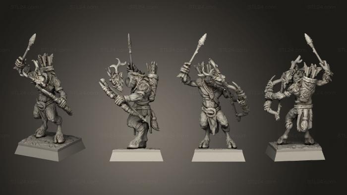 Military figurines (The Astabryds astador arquero arco 10, STKW_13590) 3D models for cnc