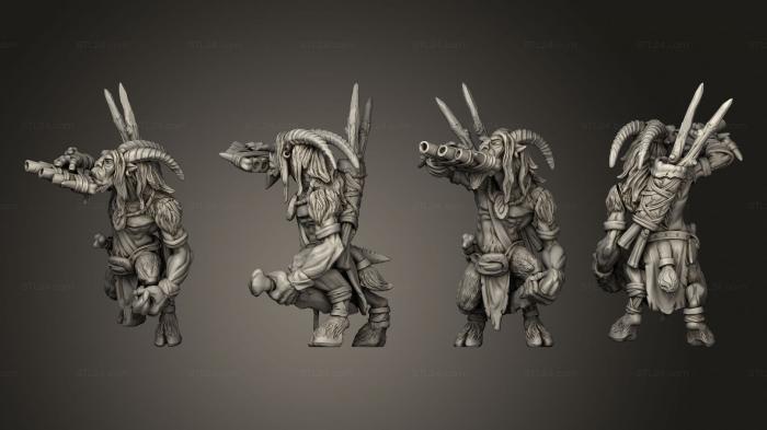 Military figurines (The Astabryds astador arquero arco 17, STKW_13597) 3D models for cnc