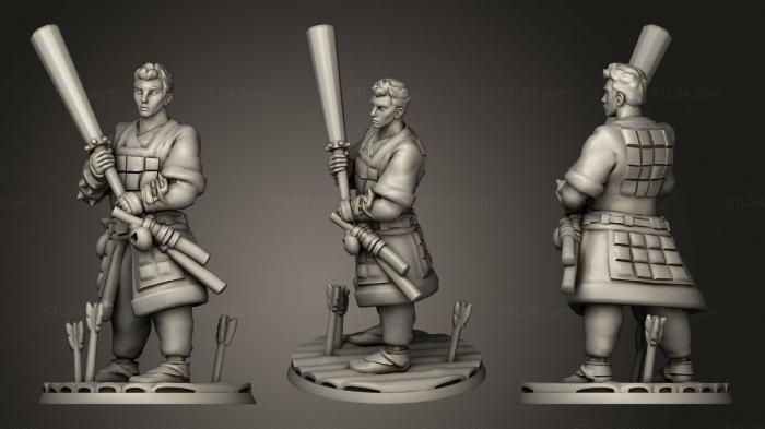 Military figurines (L5 R Hida Kaito, STKW_1361) 3D models for cnc