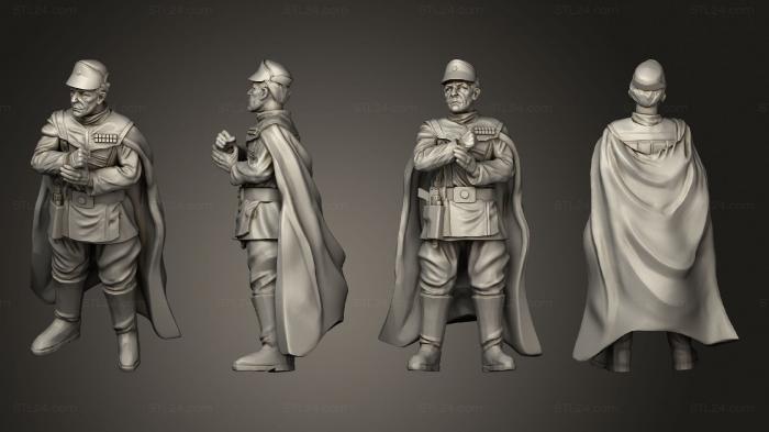 Military figurines (The Director, STKW_13610) 3D models for cnc