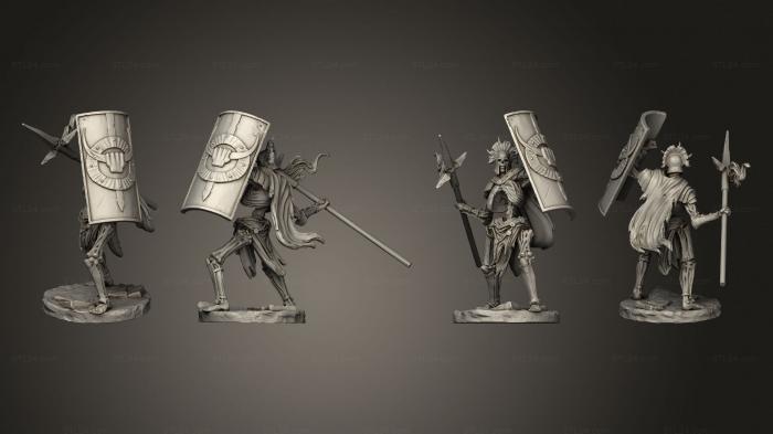 Military figurines (The Eternal Legions immortal 8, STKW_13613) 3D models for cnc