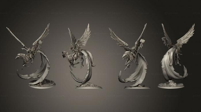 Military figurines (The Host Of Demonicus Elzefar On Horse, STKW_13625) 3D models for cnc