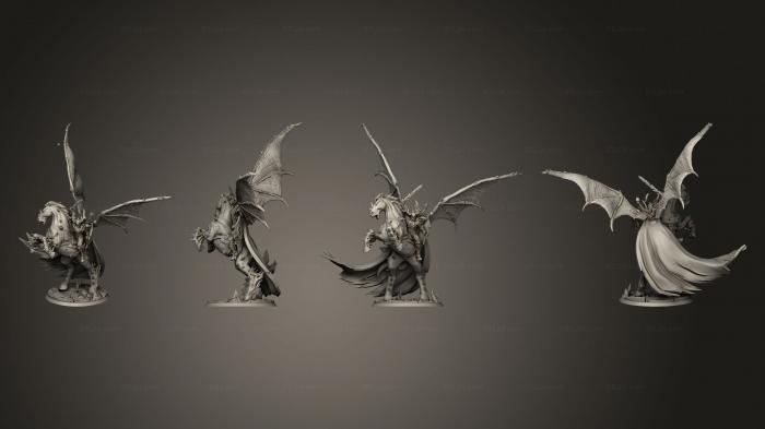 Military figurines (The Host Of Demonicus Krekziolt on Horse, STKW_13630) 3D models for cnc
