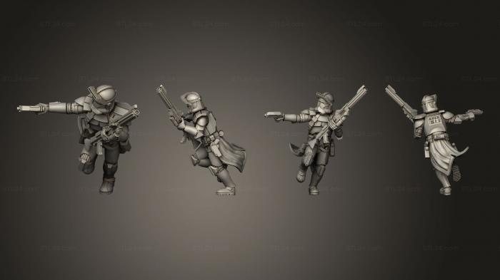Military figurines (The Stoic Commander 2, STKW_13667) 3D models for cnc
