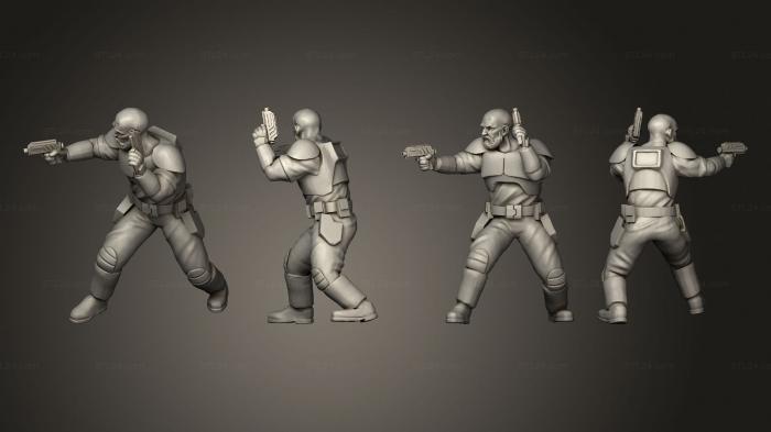 Military figurines (The Veteran, STKW_13674) 3D models for cnc