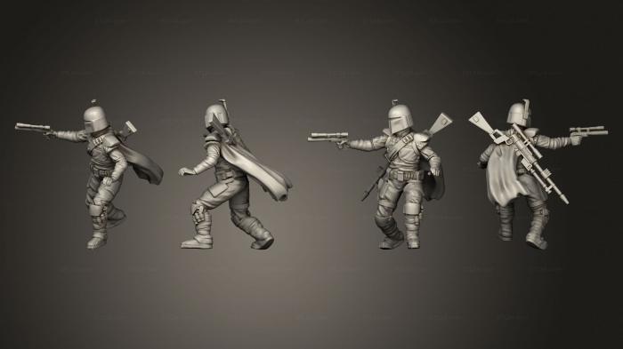 Military figurines (The Young Hunter, STKW_13679) 3D models for cnc