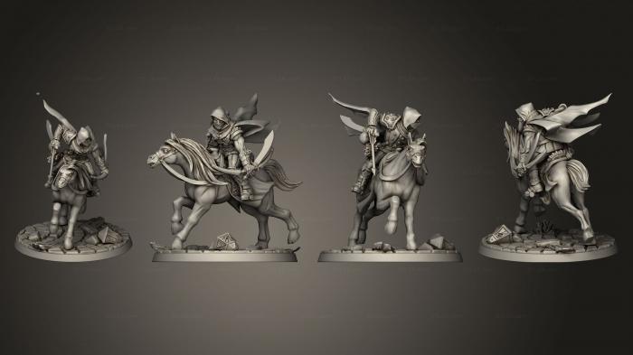 Military figurines (Thieves Guild Rider 01, STKW_13688) 3D models for cnc