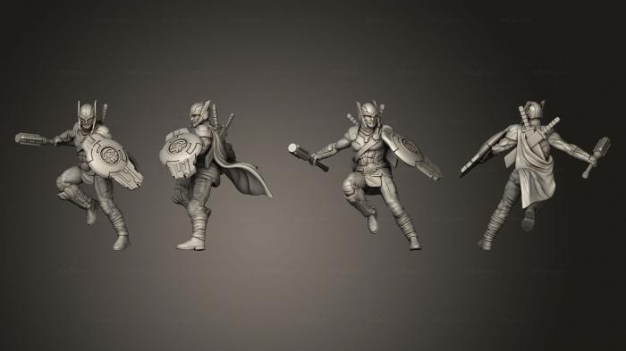 Military figurines (Thor Arena Thunder Fighter 02, STKW_13692) 3D models for cnc