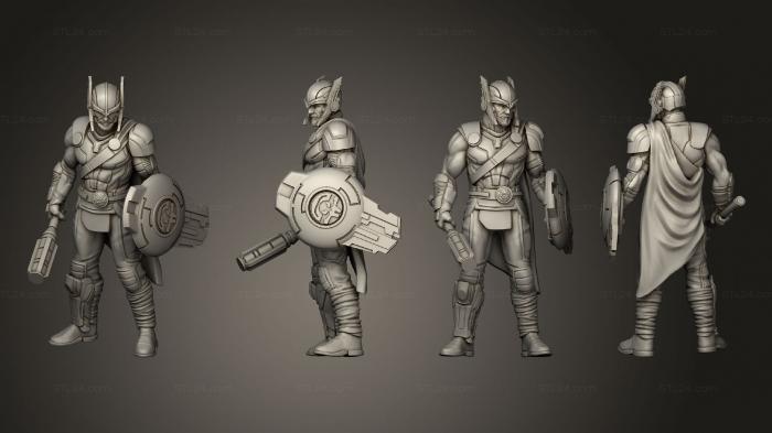 Military figurines (Thor Arena Thunder Fighter 04, STKW_13694) 3D models for cnc