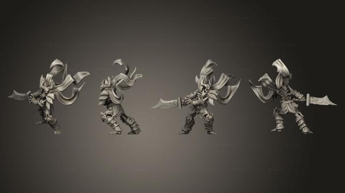 Military figurines (Throwback Riggath B, STKW_13731) 3D models for cnc