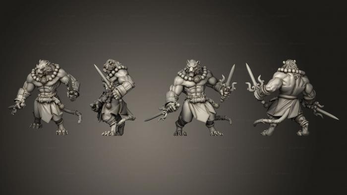 Military figurines (Tiger Monk ver 2, STKW_13772) 3D models for cnc