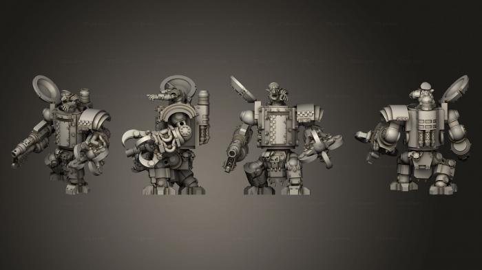 Military figurines (Tinbot Boss, STKW_13777) 3D models for cnc