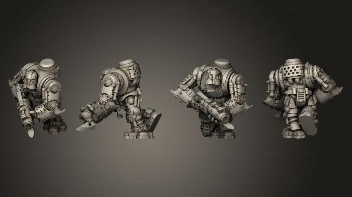 Military figurines (Tinbot Gunner 01, STKW_13778) 3D models for cnc