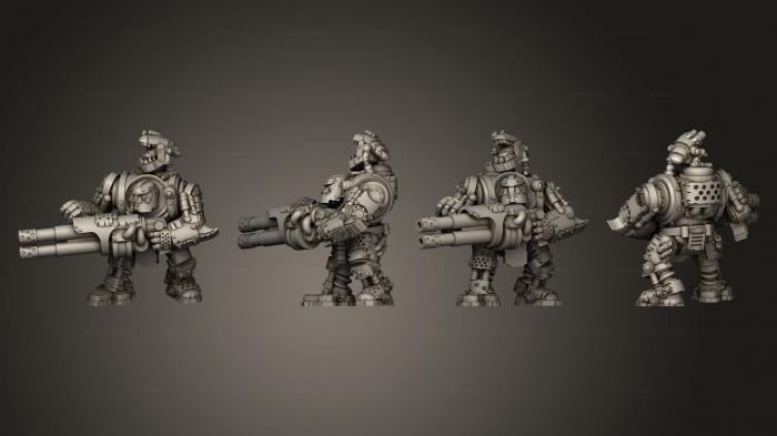 Статуэтки военные (Ветеран Пиратов- Жестянщиков 01, STKW_13783) 3D модель для ЧПУ станка
