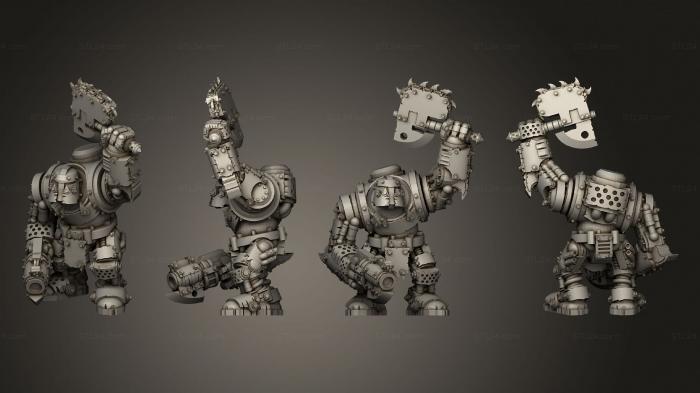 Military figurines (Tinbot Shock Troop 02, STKW_13789) 3D models for cnc