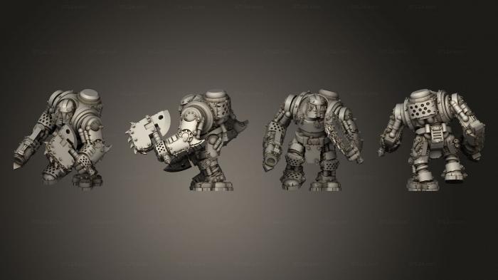Military figurines (Tinbot Shock Troop 03, STKW_13790) 3D models for cnc