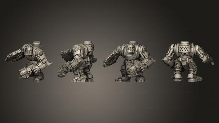 Military figurines (Tinbot Shock Troop 05, STKW_13792) 3D models for cnc