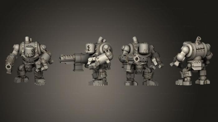 Military figurines (Tinbotz Gunner 02, STKW_13804) 3D models for cnc