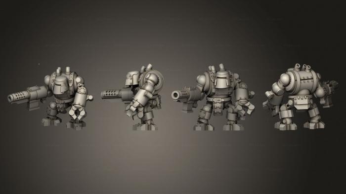 Military figurines (Tinbotz Gunner 03, STKW_13805) 3D models for cnc