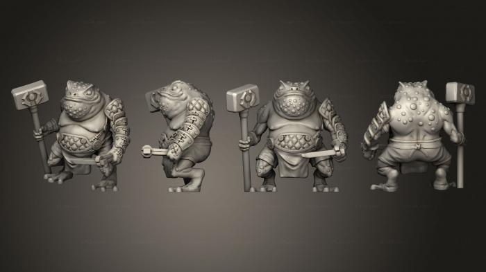 Military figurines (Toad Folk Blacksmith, STKW_13819) 3D models for cnc
