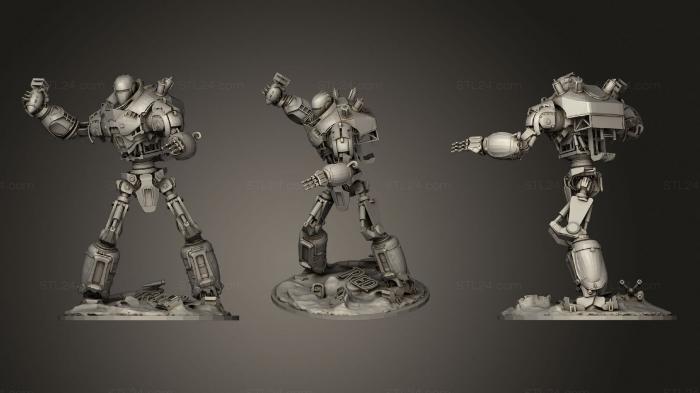 Military figurines (LIBERTY PRIME FALLOUT, STKW_1383) 3D models for cnc