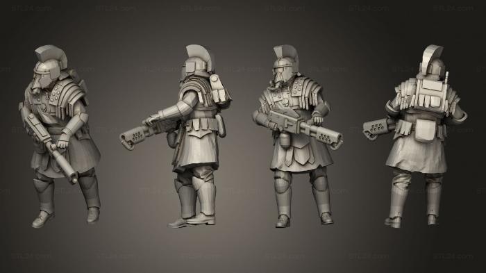 Military figurines (Triarii Flamer 1 v 2, STKW_13855) 3D models for cnc