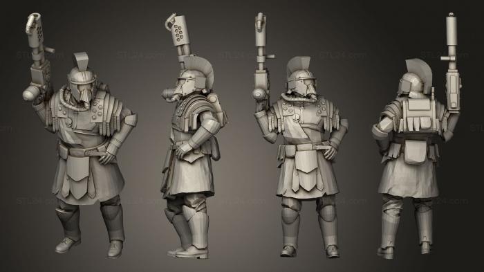 Military figurines (Triarii Flamer 2, STKW_13856) 3D models for cnc