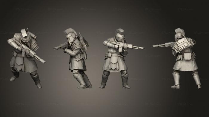 Military figurines (Triarii Hellgun 2, STKW_13858) 3D models for cnc