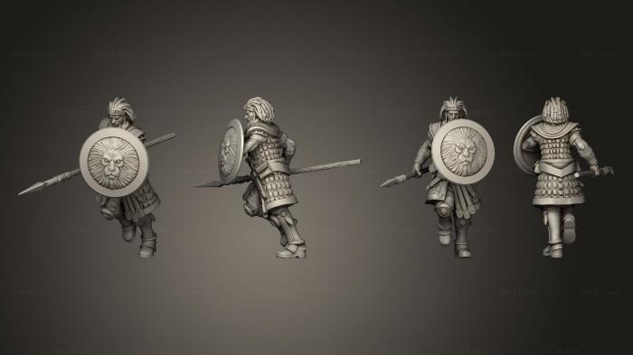 Military figurines (Tribe Guard Running, STKW_13868) 3D models for cnc