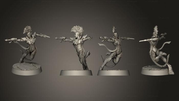 Military figurines (Trickster Slashers, STKW_13876) 3D models for cnc
