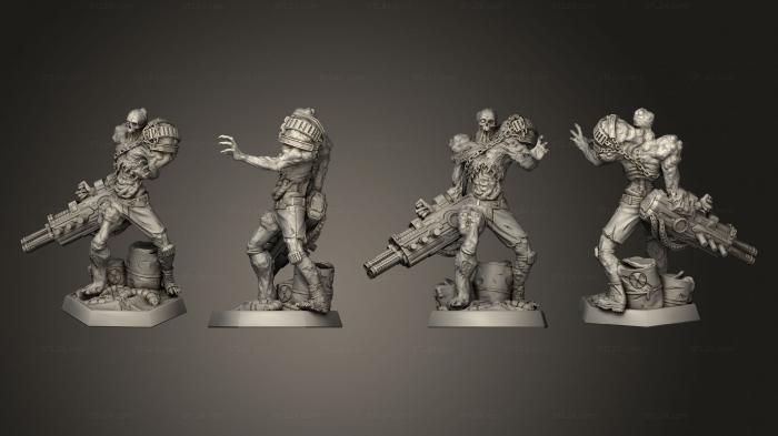Military figurines (Trigun Mutant, STKW_13879) 3D models for cnc