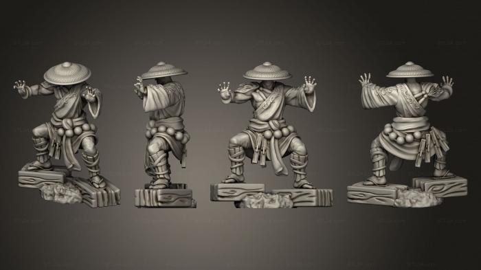 Military figurines (Tripitaka Meditating 2, STKW_13885) 3D models for cnc