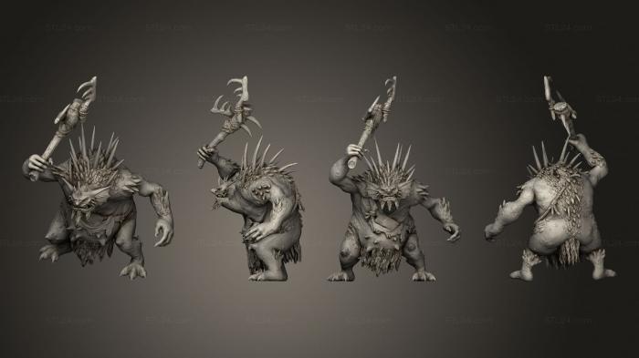 Military figurines (troles de rio rivers trolls orcos 01, STKW_13899) 3D models for cnc
