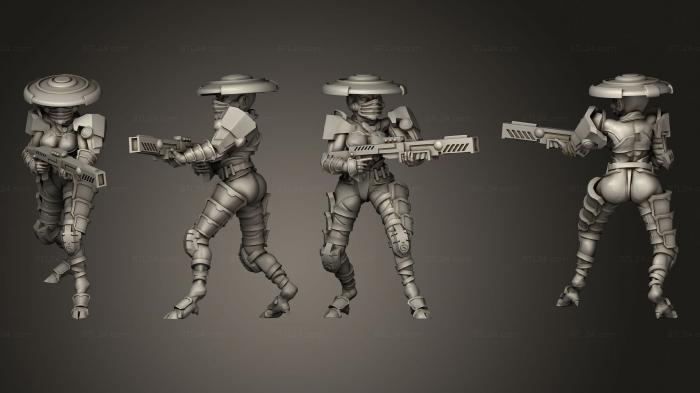 Military figurines (Trooper 2, STKW_13933) 3D models for cnc